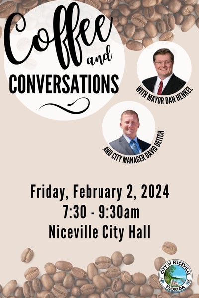 Coffee and Conversations flyer 