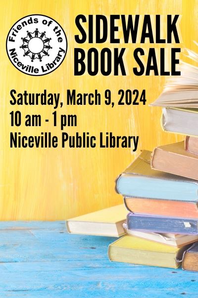 Friends of the Niceville Library Sidewalk Book Sale
